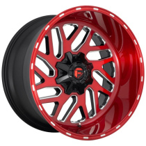 Fuel 1PC Triton 20X10 ET-18 8X170 125.10 Candy Red Milled Fälg